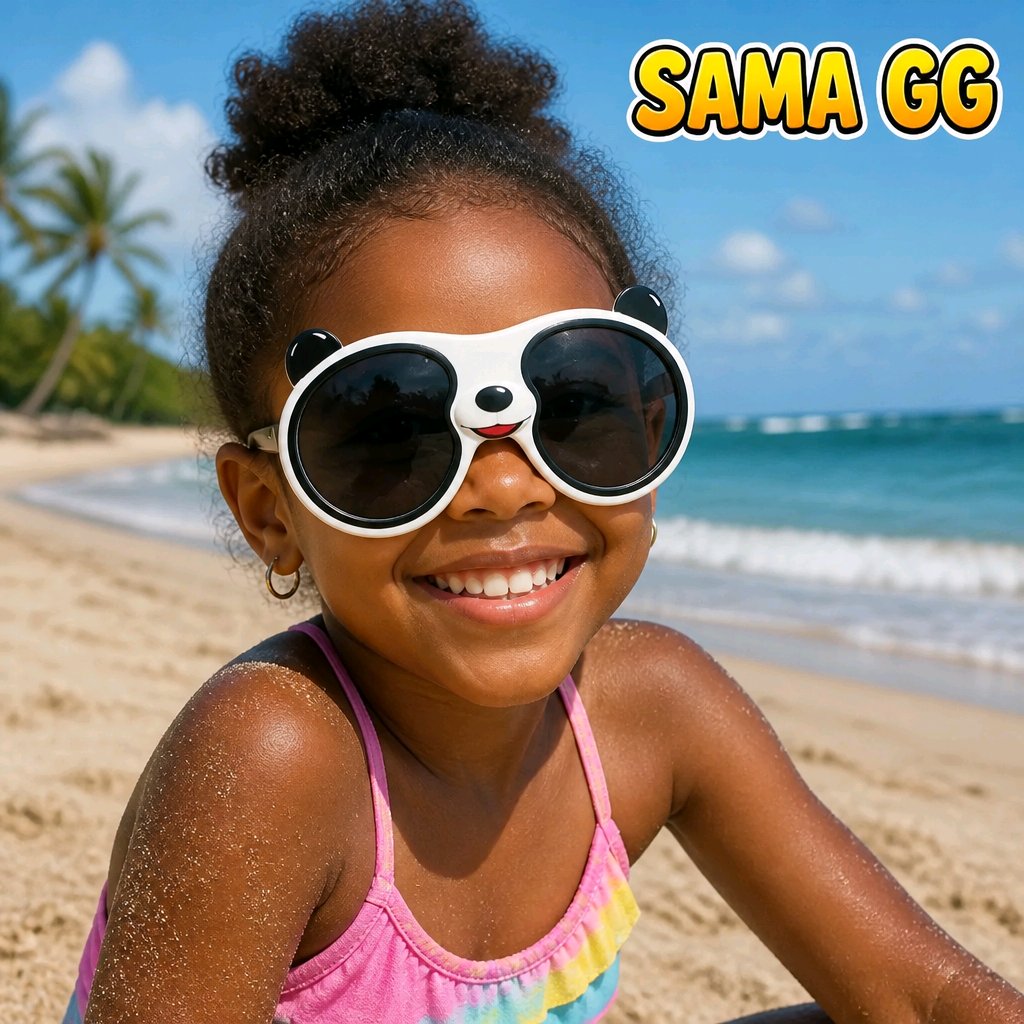 Lunettes Enfants 5-8 ans – Design Panda | Unisexe | Incassables