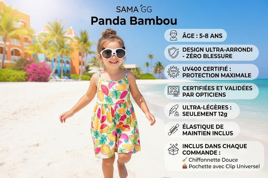 Lunettes Pandakid –unisex  5-8 ans UV400 | SAMA GG