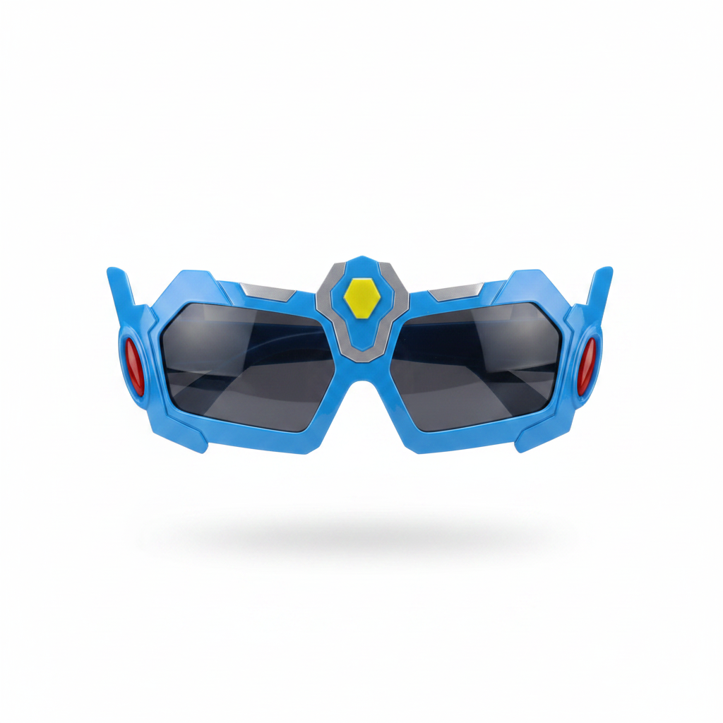 Lunettes robot fond blanc
