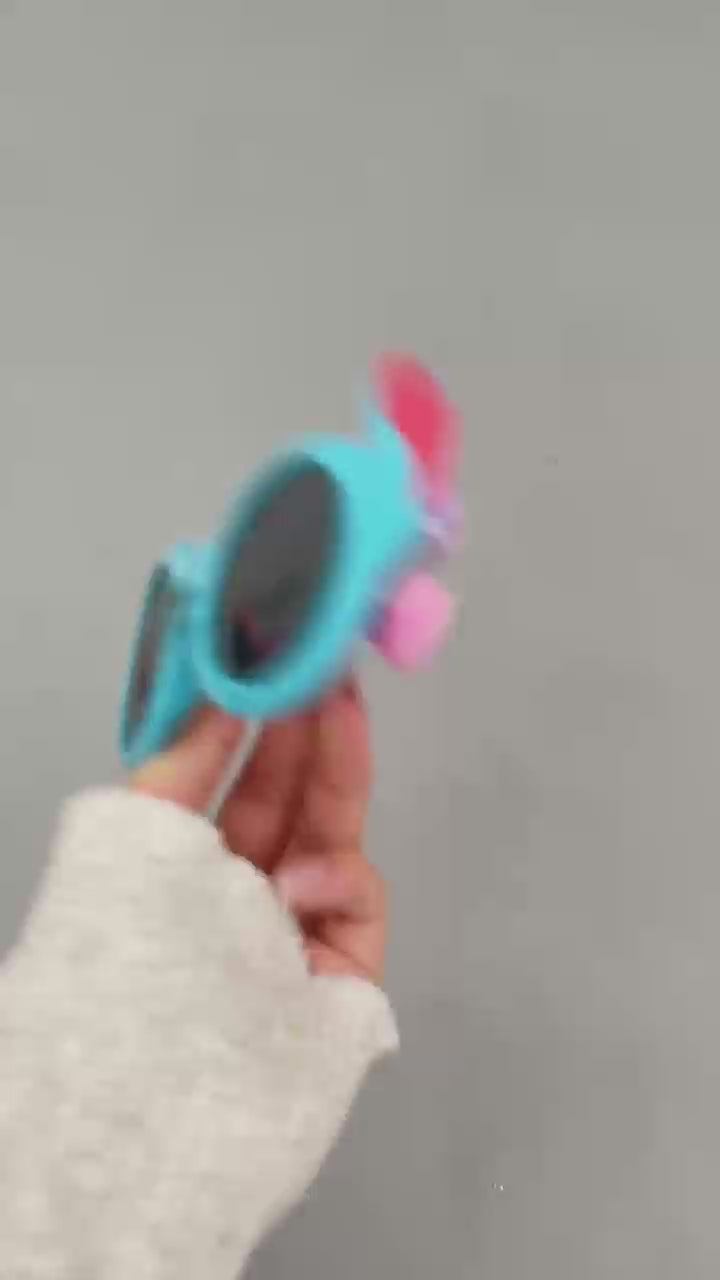 Lunettes de Soleil Enfant Style Stitch – Unisexe Été 2026 (3-5 ans)
